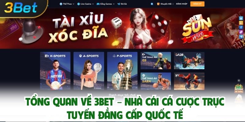 Tổng quan về 3bet – Nhà cái cá cược trực tuyến đẳng cấp quốc tế